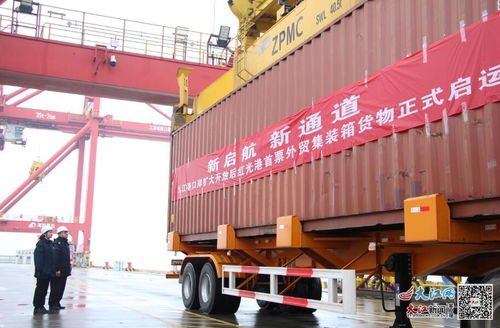 九江港口岸擴(kuò)大開放后首票外貿(mào)集裝箱貨物啟運(yùn)